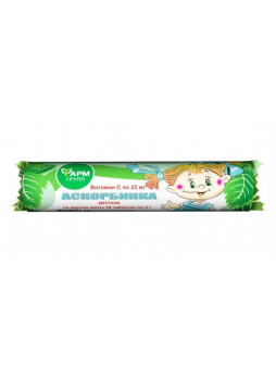 Аскорбинка детская со вкусом мяты ФармГрупп тб N 10