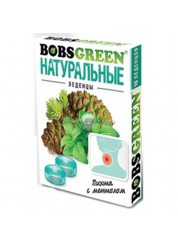 Bobsgreen леденцы с вит C со вкусом пихты и ментола БАД 35 г N 1