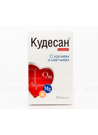 Кудесан кардио калий и магний таб N 40 оптом