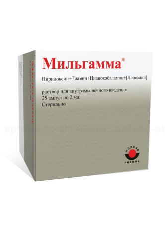 Мильгамма р-р д/ин амп 2мл N25 оптом