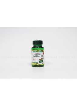 Natures Bounty жир печени норвежской трески капс N 100