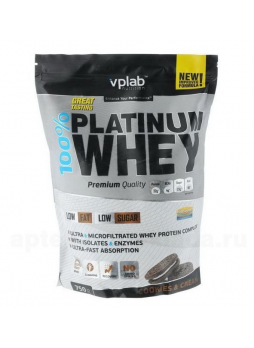 Протеин 100% Platinum Whey со вкусом печенье-крем 750г пакет N 1