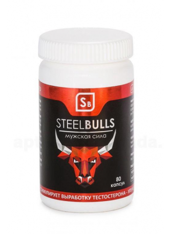 Стилбулс steelbulls капс д/внутр прим/приг напитка мужская сила N 80 оптом