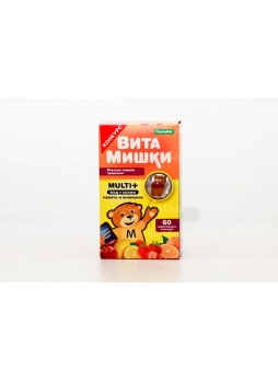 Вита мишки мульти+ жеват пастилки Память и Внимание N 60