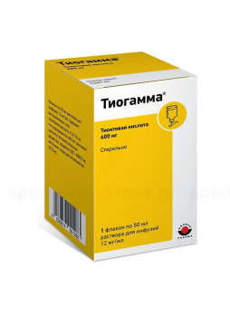Тиогамма р-р д/инф 1.2% фл 50мл N 1