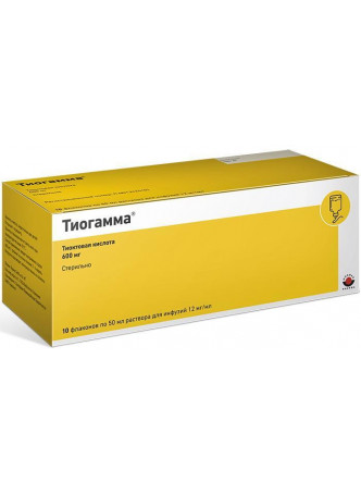 Тиогамма р-р д/инф 1.2% фл 50мл N 10 оптом