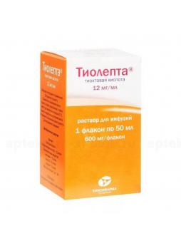 Тиолепта р-р д/инф 12мг/мл 50 мл N 1