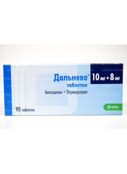 Дальнева тб 10мг + 8 мг N 90