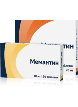 Мемантин Озон тб п/о плен 10 мг N 30