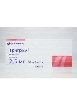 Тригрим тб 2.5 мг N 30