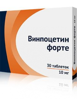 Винпоцетин форте Озон тб 10 мг N 30