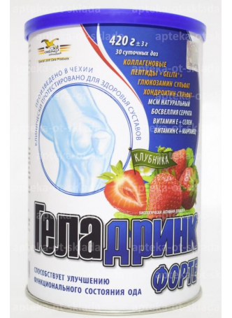 Геладринк форте клубника пор 420г N 1 оптом