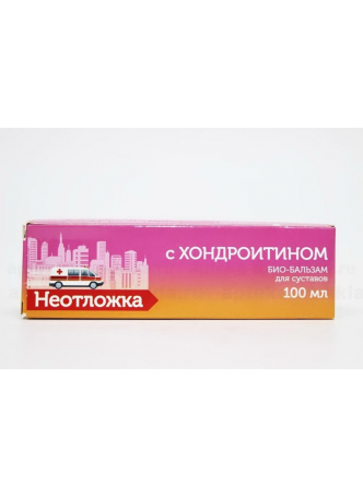 Неотложка Био-бальзам с хондроитином д/тела 100мл N 1