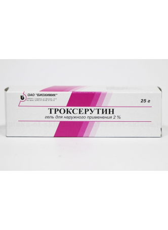 Троксерутин гель 2% 25г N 1 оптом