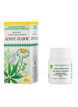 Агнус-плюс гранулы гомеопатические 20г N 1