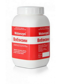 Вобэнзим тб п/о кишечнораств N 800