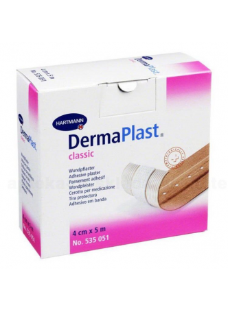 Hartmann DermaPlast classic пластырь д/незначительных ран 4см х 5м N 1 оптом