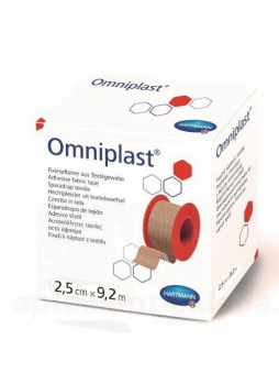 Hartmann omniplast пластырь 2.5см х 9.2м N 1