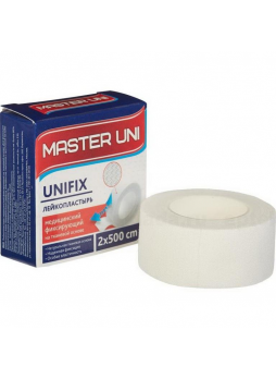 Master Uni Unifix лейкопластырь фиксир тканев основа 2х500см N 1