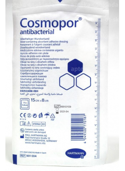 Hartmann Cosmopor antibacterial повязка пластырного типа 15х8 см N 1