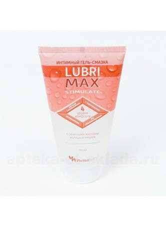 LubriMax Stimulate интимный гель-смазка с эфир маслами корица/имбирь 150мл N 1
