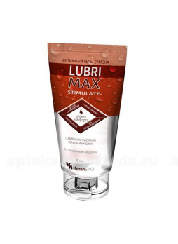 LubriMax Stimulate интимный гель-смазка с эфир маслами корица/имбирь 75мл N 1