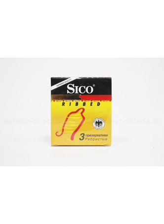 Презерватив Sico ребристый N 3