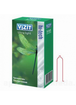 Презерватив VIZIT HI-TECH ультратонкий N 12