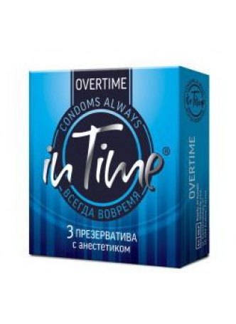 Презервативы In Time overtime с анестетиком N 3 оптом