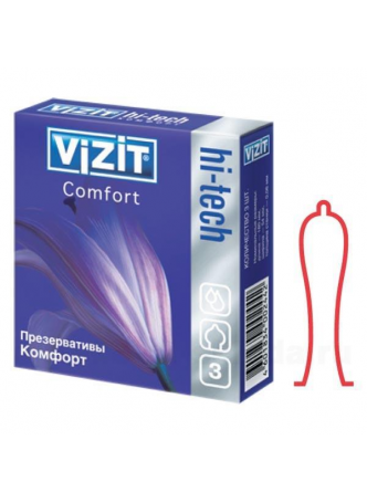 Презервативы Vizit Hi-tech comfort N 3
