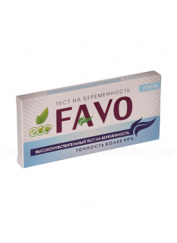 Тест-определение беременности Favo высокочувствительный N 2