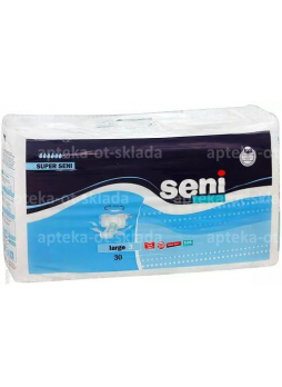 Подгузники Super seni large более 75кг N 30