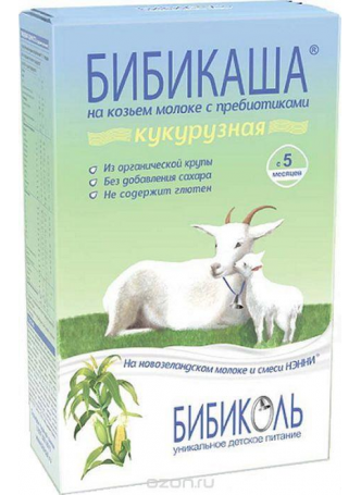 Бибикаша каша кукурузная на козьем молоке 200 г N 1 оптом