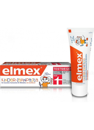 Colgate Elmex детская зубная паста с 1-го зуба и до 6 лет 50 мл N 1