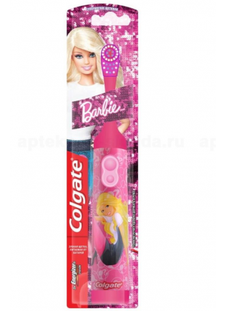 Colgate зубная щетка детская Batman/Barbie супермягк щетинки на батарейках N 1 оптом