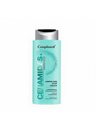 COMPLIMENT Ceramides+amino acid шампунь-уход п/ломкости д/тонких/поврежден волос 400мл N 1 оптом