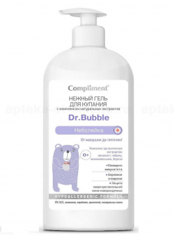 COMPLIMENT Dr.Bubble нежный гель д/купания Неболейка 0+ 400мл N 1
