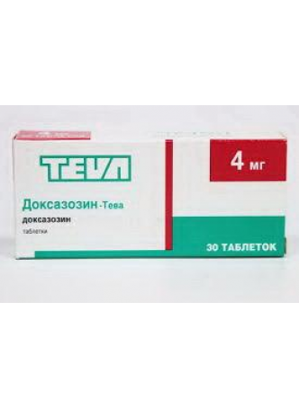 Доксазозин - Тева тб 4 мг N30 оптом