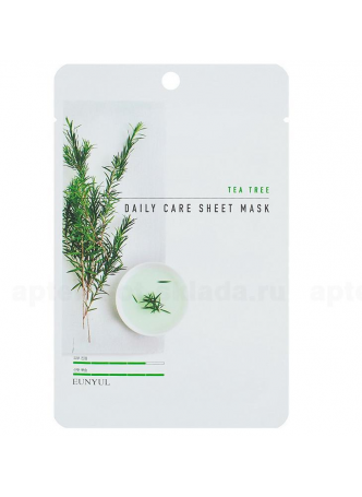 Eunyul Tea Tree маска д/лица тканевая с экстрактом чайного дерева 22г N 1 оптом