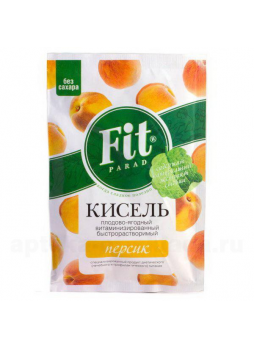 Fit Parad кисель плодово-ягодный 30г персик без сахара пак N 1