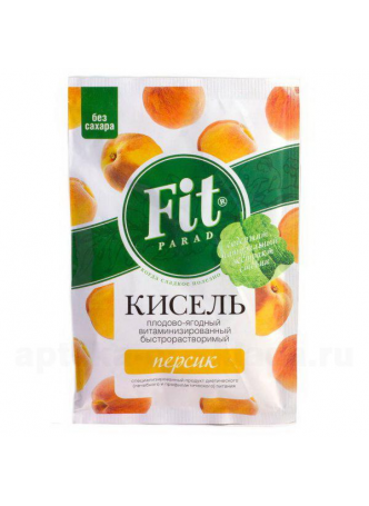 Fit Parad кисель плодово-ягодный 30г персик без сахара пак N 1