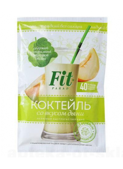Fit Parad коктейль белковый 30г со вкусом дыни без сахара пак N 1