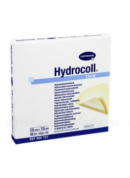 Hartmann Hydrocoll Thin повязка гидроколлоидная 7.5х 7.5 см N 10