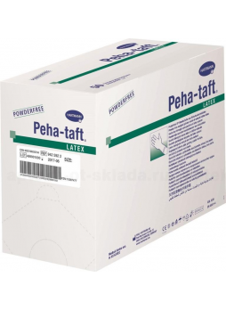 Hartmann peha-taft перчатки латекс стер без пудры р.8.5 пара N 1