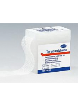 Hartmann Tamponadebinde стерильный ватно-марлевый тампон 1 см х 5м N 1