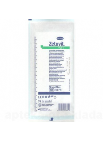 Hartmann Zetuvit E plus повязка стерильн сорбц 10х20см N 1 оптом