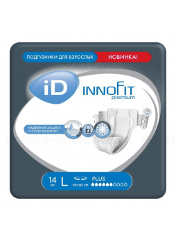 ID innofit premium подгузники д/взрослых L (100-135 см) N 14