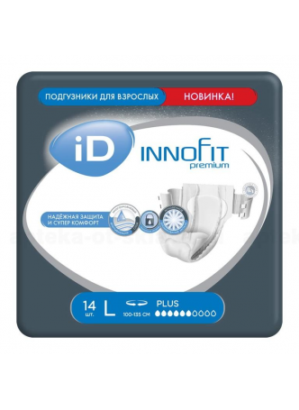 ID innofit premium подгузники д/взрослых L (100-135 см) N 14 оптом