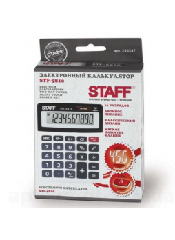 Калькулятор STAFF настольный STF-5810 (10разрядов) 134х107мм N 1