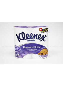 Kleenex cottonelle premium care туалет бумага 4х слойная N 4